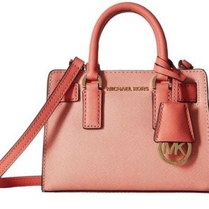 MICHAEL Michael Kors Peach Dillon Top Zip Minibag NEW 🌺🌼Perfect for Spring🌼🌺